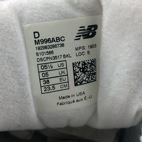 NEW BALANCE 996 Made in USA 40th Anniversary - Picture 9 of 13
